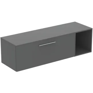 Picture of IDEAL STANDARD I.LIFE B - Furniture package 1603x507x456 mm in greige matt - SoftClosing, sustainably sourced wood #T5838NG - quartz grey