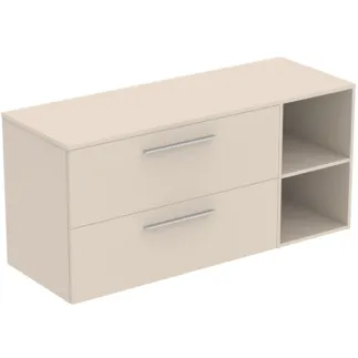 Obrázek IDEAL STANDARD I.LIFE B - Nábytkový balíček 1403x507x646 mm v pískově béžové matné barvě - SoftClosing, dřevo z udržitelných zdrojů #T5761NF - pískově béžová barva