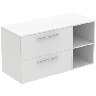 Obrázek IDEAL STANDARD I.LIFE B - Nábytkový balíček 1202x507x646 mm v bílém matném laku - SoftClosing, dřevo z trvale udržitelných zdrojů #T5757DU - Bílý