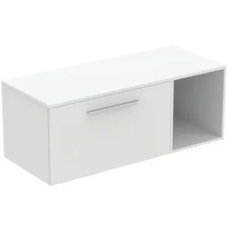 Picture of IDEAL STANDARD I.LIFE B - Furniture package 1202x507x456 mm in white matt lacquered - SoftClosing, sustainably sourced wood #T5759DU - White