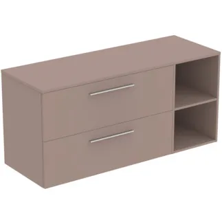 Obrázek IDEAL STANDARD I.LIFE B - Nábytkový balíček 1403x507x646 mm v béžové matné barvě - SoftClosing, dřevo z udržitelných zdrojů #T5761NH - Greige