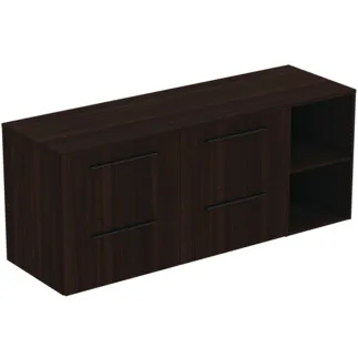 Picture of IDEAL STANDARD I.LIFE B - Furniture package 1603x507x646 mm in coffee oak, 4 drawers - SoftClosing, sustainably sourced wood #T5839NW - Coffee Oak