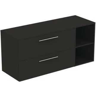 Picture of IDEAL STANDARD I.LIFE B - Furniture package 1403x507x646 mm in carbon grey matt - SoftClosing, sustainably sourced wood #T5761NV - Carbon grey