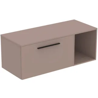 Picture of IDEAL STANDARD I.LIFE B - Furniture package 1202x507x456 mm in greige matt - SoftClosing, sustainably sourced wood #T5758NH - Greige