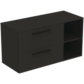 Picture of IDEAL STANDARD I.LIFE B - Furniture package 1202x507x646 mm in carbon grey matt - SoftClosing, sustainably sourced wood #T5756NV - Carbon grey