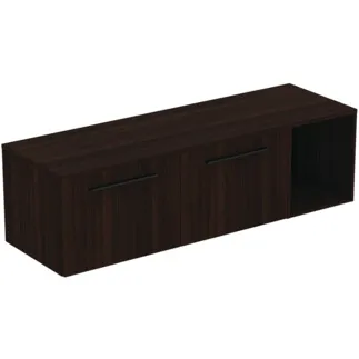 Bild von IDEAL STANDARD I.LIFE B - Möbelpaket 1603x507x456 mm in coffee oak, 2 Schubladen - SoftClosing, Nachhaltig gewonnenes Holz #T5841NW - Coffee Oak