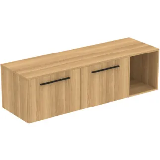 Bild von IDEAL STANDARD I.LIFE B - Möbelpaket 1603x507x456 mm in Hamilton eiche, 2 Schubladen - SoftClosing, Nachhaltig gewonnenes Holz #T5841NX - Eiche Natur