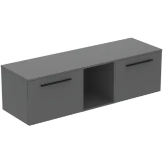 Bild von IDEAL STANDARD I.LIFE B - Möbelpaket 1603x507x456 mm in greige matt - SoftClosing, Nachhaltig gewonnenes Holz #T5845NG - Quarzgrau