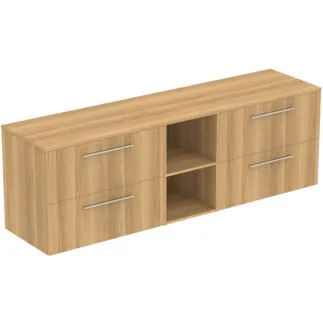 Obrázek IDEAL STANDARD I.LIFE B - Nábytkový balíček 2003x507x646 mm v dubu Hamilton - SoftClosing, dřevo z udržitelných zdrojů #T5848NX - Přírodní dub