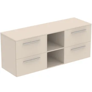 Bild von IDEAL STANDARD I.LIFE B - Möbelpaket 1603x507x646 mm in sandbeige matt - SoftClosing, Nachhaltig gewonnenes Holz #T5844NF - Sandbeige