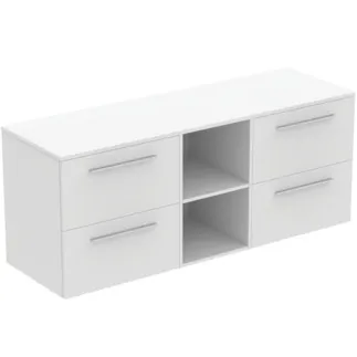 Bild von IDEAL STANDARD I.LIFE B - Möbelpaket 1603x507x646 mm in weiß matt lackiert - SoftClosing, Nachhaltig gewonnenes Holz #T5844DU - Weiß