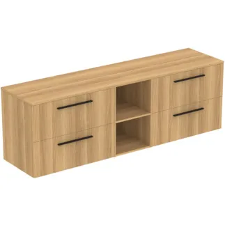 Bild von IDEAL STANDARD I.LIFE B - Möbelpaket 2003x507x646 mm in Hamilton eiche - SoftClosing, Nachhaltig gewonnenes Holz #T5847NX - Eiche Natur