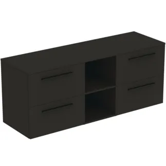 Bild von IDEAL STANDARD I.LIFE B - Möbelpaket 1603x507x646 mm in carbongrau matt - SoftClosing, Nachhaltig gewonnenes Holz #T5843NV - Carbongrau