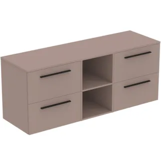 Bild von IDEAL STANDARD I.LIFE B - Möbelpaket 1603x507x646 mm in greige matt - SoftClosing, Nachhaltig gewonnenes Holz #T5843NH - Greige
