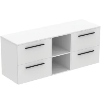 Bild von IDEAL STANDARD I.LIFE B - Möbelpaket 1603x507x646 mm in weiß matt lackiert - SoftClosing, Nachhaltig gewonnenes Holz #T5843DU - Weiß