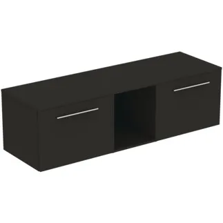Picture of IDEAL STANDARD I.LIFE B - Furniture package 1603x507x456 mm in carbon grey matt - SoftClosing, sustainably sourced wood #T5846NV - carbon grey