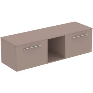 Bild von IDEAL STANDARD I.LIFE B - Möbelpaket 1603x507x456 mm in greige matt - SoftClosing, Nachhaltig gewonnenes Holz #T5846NH - Greige