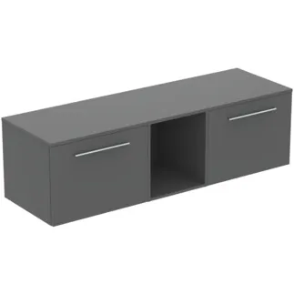 Bild von IDEAL STANDARD I.LIFE B - Möbelpaket 1603x507x456 mm in greige matt - SoftClosing, Nachhaltig gewonnenes Holz #T5846NG - Quarzgrau
