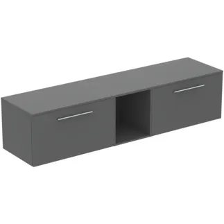 Obrázek IDEAL STANDARD I.LIFE B - Nábytkový balíček 2003x507x456 mm v béžové matné barvě - SoftClosing, dřevo z udržitelných zdrojů #T5850NG - quartz grey