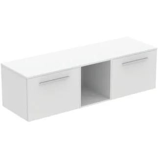 Picture of IDEAL STANDARD I.LIFE B - Furniture package 1603x507x456 mm in white matt lacquered - SoftClosing, sustainably sourced wood #T5846DU - White