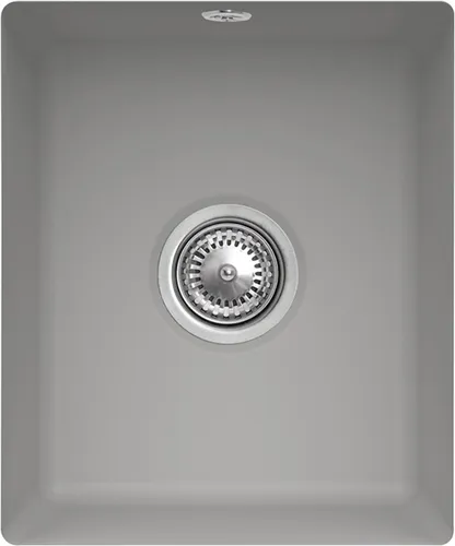 Bild von VILLEROY BOCH Subway 45 SU Unterbauspüle, inklusive Ablaufgarnitur mit Excenterbetätigung, aus Keramik, 375 x 440 mm, Fossil CeramicPlus #332402KD