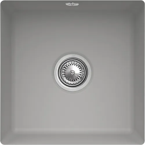 Bild von VILLEROY BOCH Subway 50 SU Unterbauspüle, inklusive Ablaufgarnitur mit Handbetätigung, aus Keramik, 440 x 440 mm, Fossil CeramicPlus #332501KD