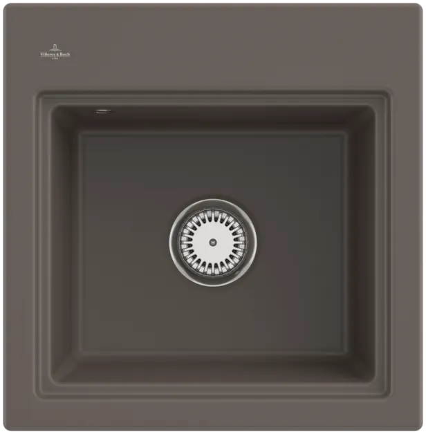 Obrázek VILLEROY BOCH Subway Style 50 S Built-in sink, included Waste system hand-operated, Draining rack, of Ceramic, 500 x 510 mm, Timber CeramicPlus #335501TR