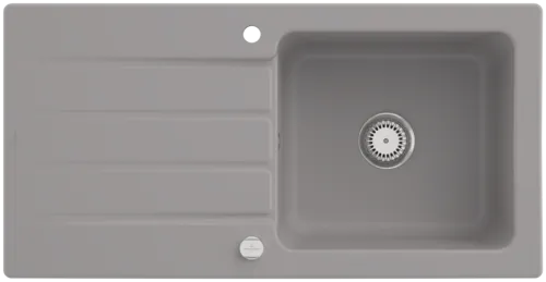 Bild von VILLEROY BOCH Architectura 60 Einbauspüle, inklusive Ablaufgarnitur mit Excenterbetätigung, aus Keramik, 1000 x 510 mm, Fossil CeramicPlus #336002KD