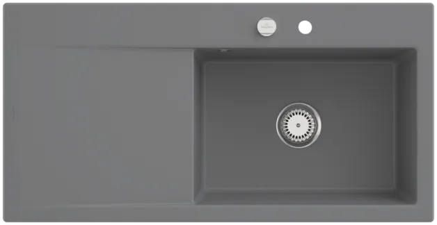 Obrázek VILLEROY BOCH Subway Style 60 Built-in sink, included Waste system pop-up, of Ceramic, 1000 x 510 mm, Stone CeramicPlus #336102SL