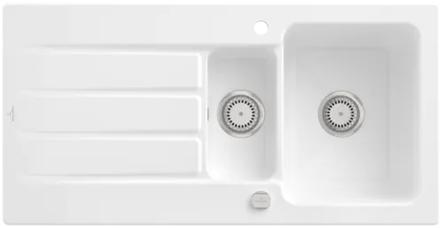 Obrázek VILLEROY BOCH Architectura 60 XR Built-in sink, included Waste system pop-up, of Ceramic, 1000 x 510 mm, White Alpin CeramicPlus #336502R1