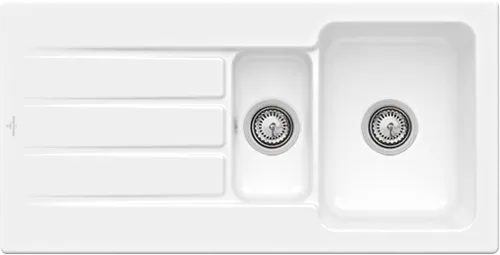 Obrázek VILLEROY BOCH Architectura 60 XR Built-in sink, included Waste system hand-operated, of Ceramic, 1000 x 510 mm, Snow White CeramicPlus #336501KG