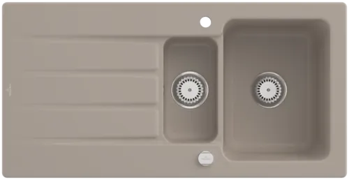 Obrázek VILLEROY BOCH Architectura 60 XR Built-in sink, included Waste system pop-up, of Ceramic, 1000 x 510 mm, Almond CeramicPlus #336502AM