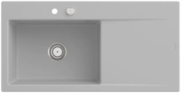 Obrázek VILLEROY BOCH Subway Style 60 Built-in sink, included Waste system pop-up, of Ceramic, 1000 x 510 mm, Steam CeramicPlus #336202SM