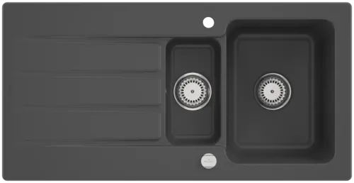 Obrázek VILLEROY BOCH Architectura 60 XR Built-in sink, included Waste system pop-up, of Ceramic, 1000 x 510 mm, Graphite CeramicPlus #336502I4