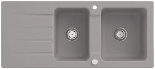 Picture of VILLEROY BOCH Architectura 80 Built-in sink, included Waste system pop-up, of Ceramic, 1160 x 510 mm, Fossil CeramicPlus #338002KD