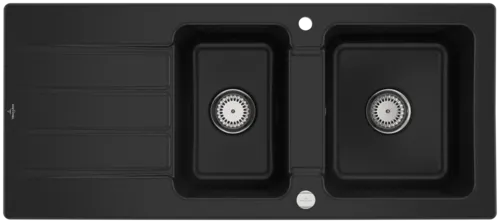 Picture of VILLEROY BOCH Architectura 80 Built-in sink, included Waste system pop-up, of Ceramic, 1160 x 510 mm, Chromit CeramicPlus #338002J0