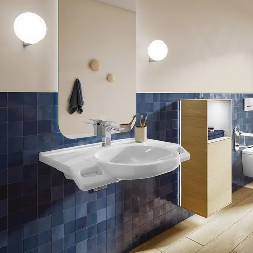 Picture of VILLEROY BOCH ViCare Washbasin ViCare, 810 x 560 x 185 mm, White Alpin, without overflow #41208101