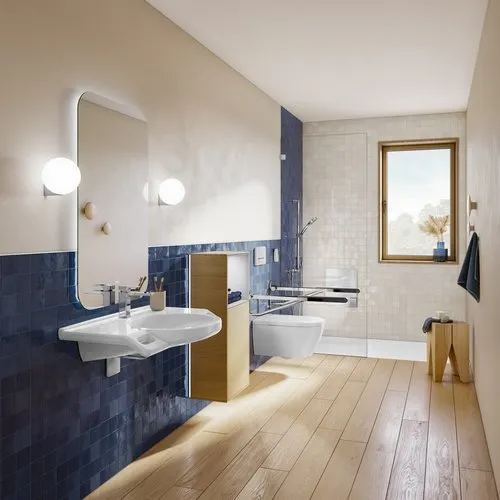 Picture of VILLEROY BOCH ViCare Washbasin ViCare, 810 x 560 x 185 mm, White Alpin, without overflow #41208101