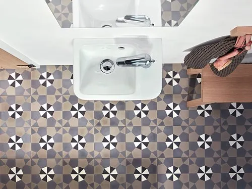 Bild von VILLEROY BOCH O.novo Handwaschbecken Compact, 360 x 250 x 145 mm, Weiß Alpin AntiBac CeramicPlus, mit Überlauf #434336T2