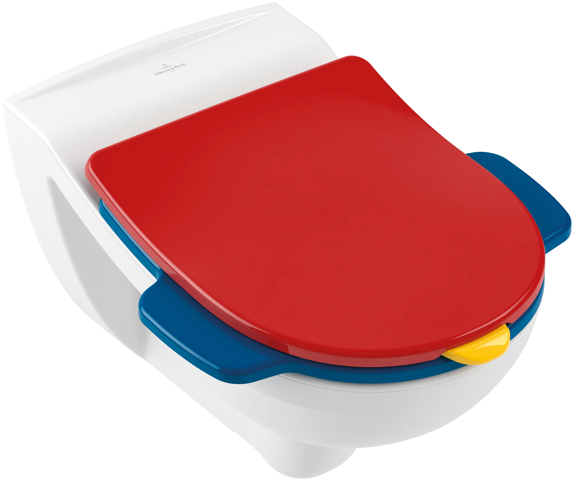 Bild von VILLEROY BOCH O.novo Kids Tiefspül-WC spülrandlos für Kinder, wandhängend, mit DirectFlush / AntiBac, Weiß Alpin AntiBac CeramicPlus #4690R0T2
