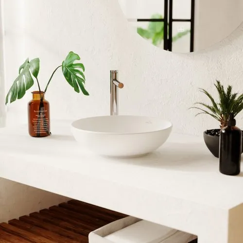 Obrázek VILLEROY BOCH Loop & Friends Tall single-lever basin mixer without waste, Chrome #TVW10610615361