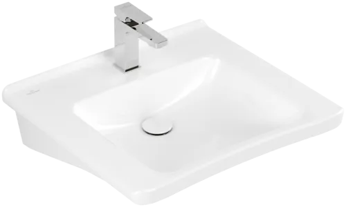 Obrázek VILLEROY BOCH ViCare washbasin ViCare, 600 x 550 x 180 mm, white Alpine, without overflow #4A806101