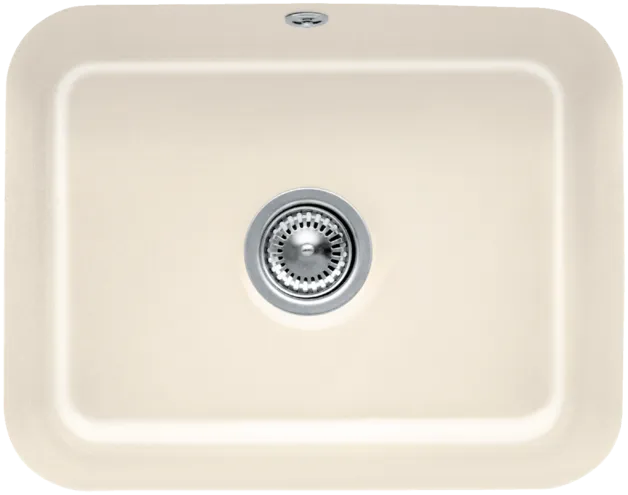 Bild von VILLEROY BOCH Cisterna 60C Unterbauspüle, inklusive Ablaufgarnitur mit Excenterbetätigung, Befestigungsset, aus Keramik, 550 x 440 mm, Chromite CeramicPlus #670602J0