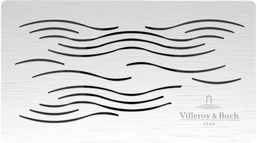 Bild von VILLEROY BOCH Le Valence Ablaufabdeckung, 128 x 227 x 20 mm, Edelstahl #920952LC