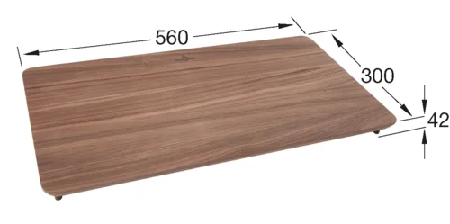 Bild von VILLEROY BOCH Zubehör Universalschneidbrett aus Nussbaum, aus Holz #8K361000