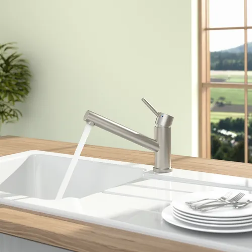 Bild von VILLEROY BOCH Como Küchenarmatur, aus Edelstahl, Edelstahl massiv #925100LC