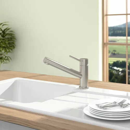 Bild von VILLEROY BOCH Como Küchenarmatur, aus Edelstahl, Edelstahl massiv #925100LC