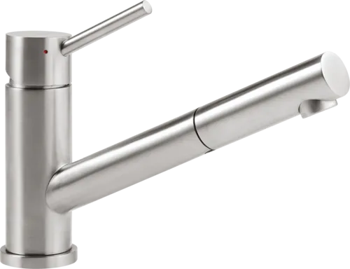 Bild von VILLEROY BOCH Como Shower Niederdruck Küchenarmatur, aus Edelstahl, Edelstahl massiv #925211LC