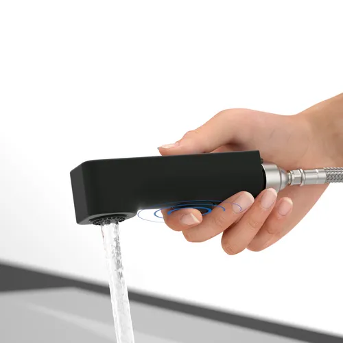 Bild von VILLEROY BOCH Junis Shower Küchenarmatur, aus Edelstahl, Matt Black #92810006