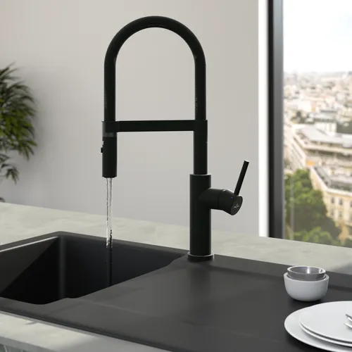 Bild von VILLEROY BOCH Steel Expert 2.0 Küchenarmatur, aus Edelstahl, Matt Black #92800006